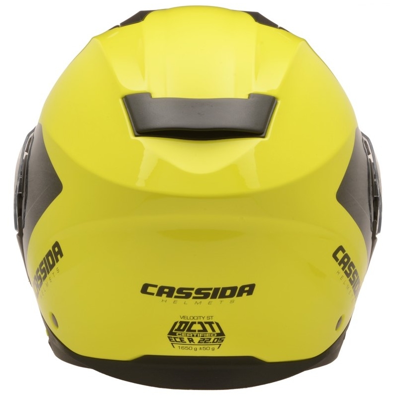 Cassida Velocity ST 2.1 črno-fluo rumena prevračalna čelada