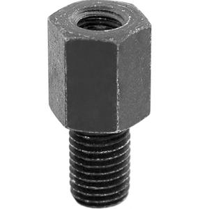 Redukcija navoja vzvratnega ogledala - notranji navoj M10 desni/zunanji navoj M8 desni črni