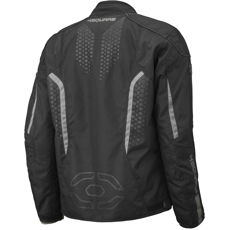 4SQUARE Sportster Dart motoristična jakna črno-siva