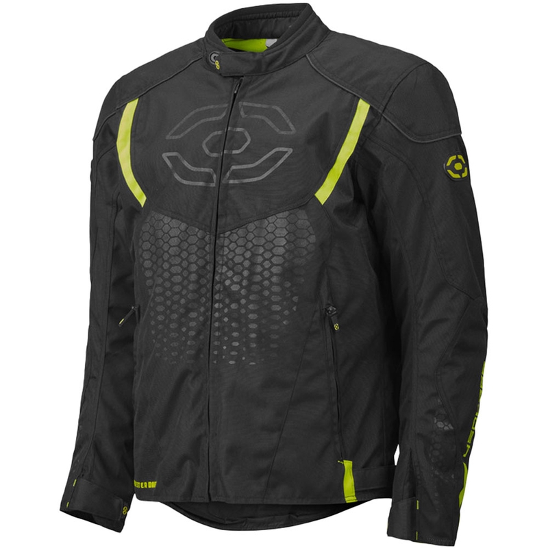 Motoristična jakna 4SQUARE Sportster Dart črno-fluo rumena