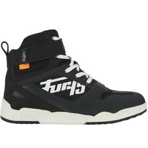 Furygan Get Down črno-beli motoristični škornji