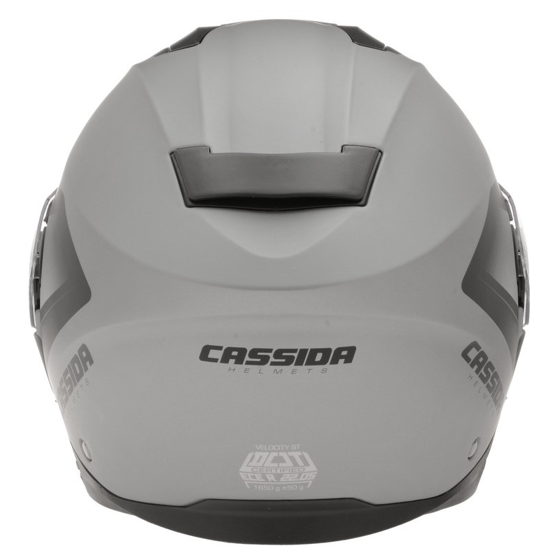 Cassida Velocity ST 2.1 črno-srebrna prevračalna čelada