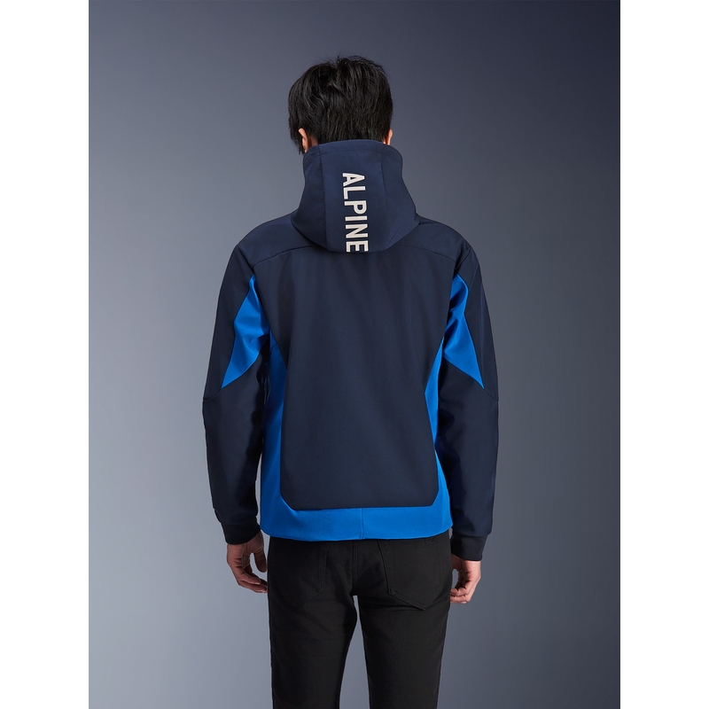 Alpinestars Radium Tech Hoodie motoristična jopa temno modro-modra