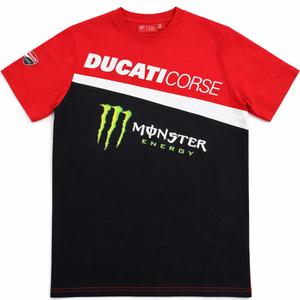 Majica Ducati Corse Monster Diagonal rdeče-črna