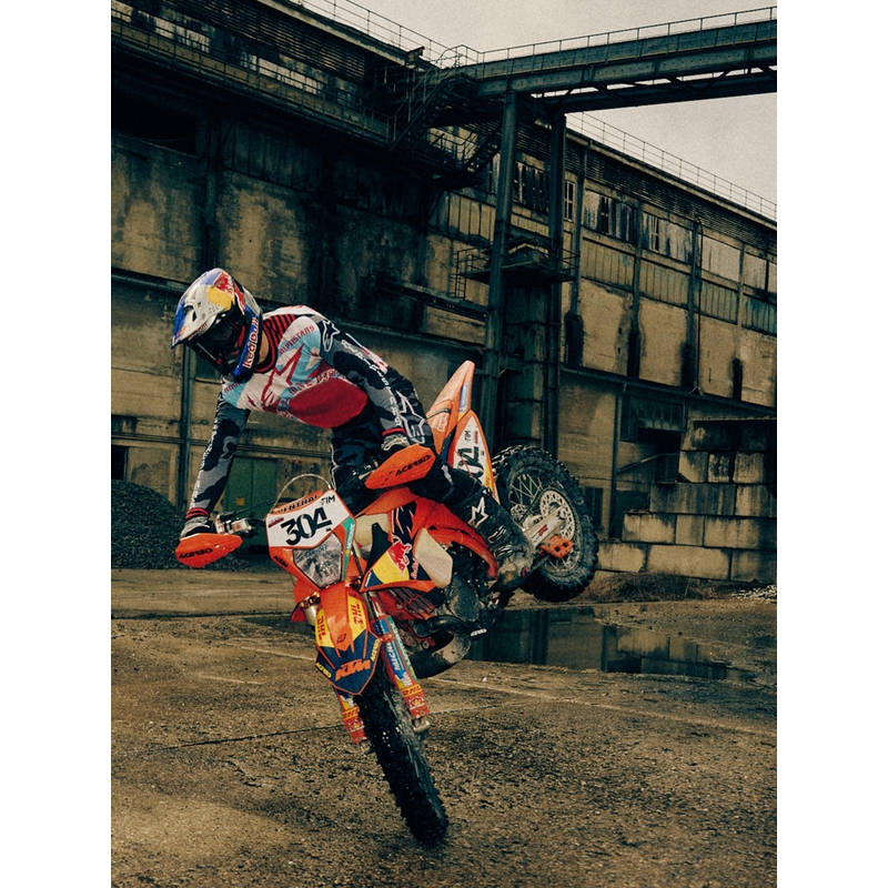 Motokros čelada Alpinestars Supertech S-M7 Beast Coast omejena izdaja sivo-črno-oranžna