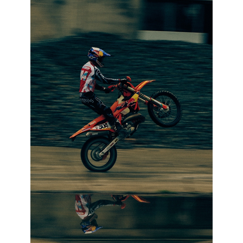 Motokros čelada Alpinestars Supertech S-M7 Beast Coast omejena izdaja sivo-črno-oranžna