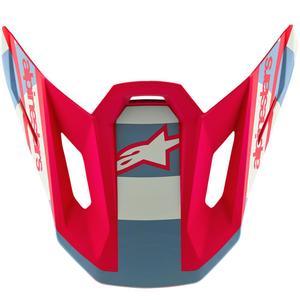 Alpinestars Supertech S-M7 omejena izdaja Beast Coast motoristična čelada z vizirjem, sivo-črno-oranžna