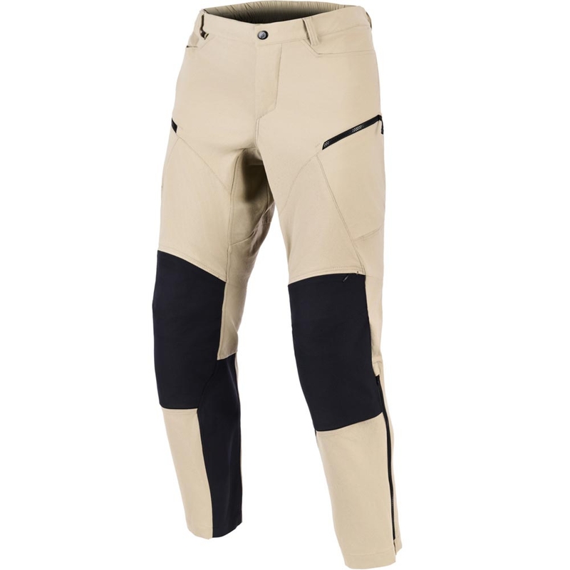 Ženske motoristične hlače Alpinestars Stella Explore AST svetlo rjavo-črne