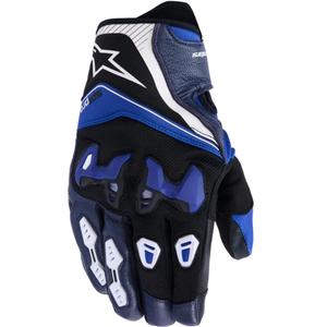 Moto rokavice Alpinestars SP-R PRO modro-črno-bele