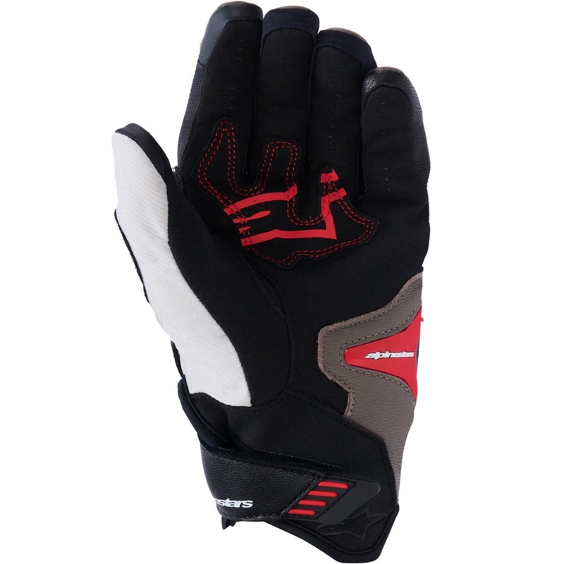 Moto rokavice Alpinestars SP-R PRO svetlo sivo-rjavo-oranžne