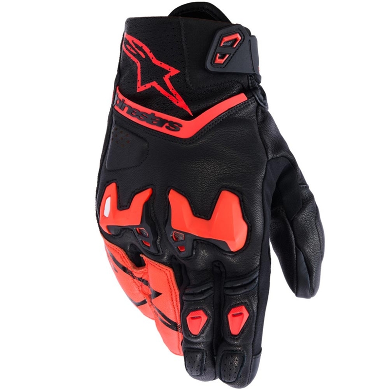 Moto rokavice Alpinestars SP-R TECH črno-fluo rdeče