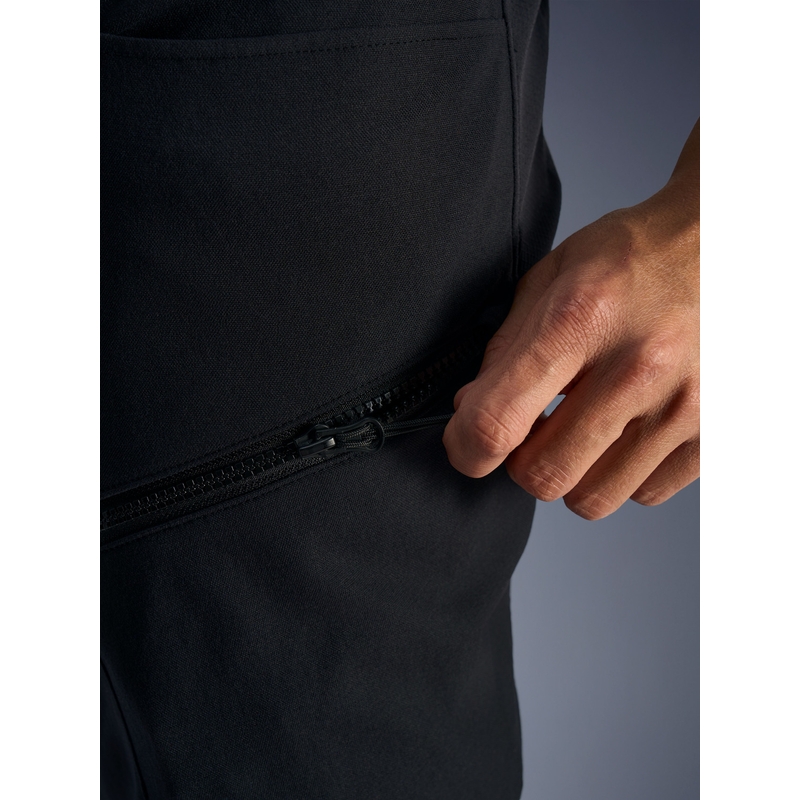 Alpinestars Explore AST skrajšane motoristične hlače črne barve