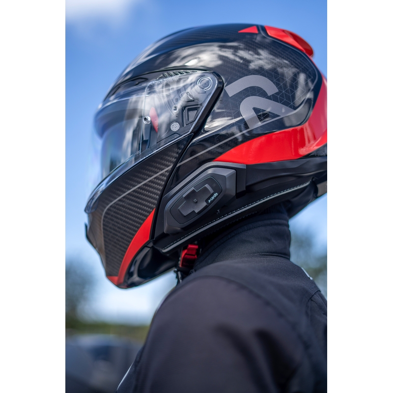 Motoristični interkom Cardo HJC Packtalk črne barve
