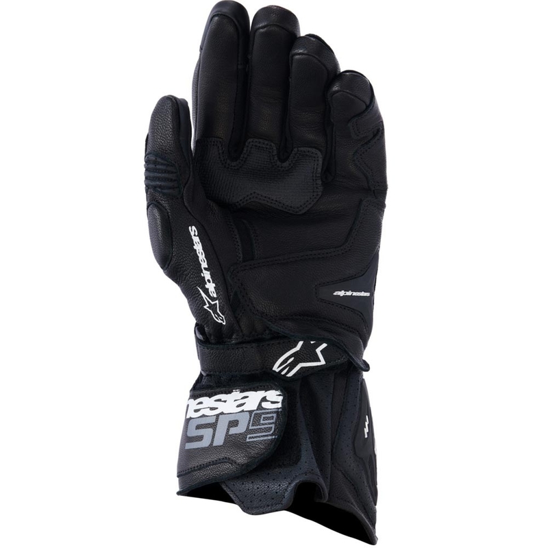 Moto rokavice Alpinestars SP-9 črno-bele