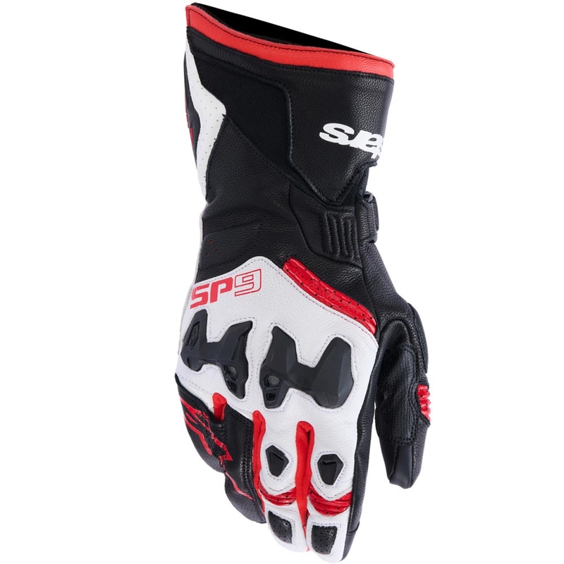 Moto rokavice Alpinestars SP-9 črno-belo-rdeče