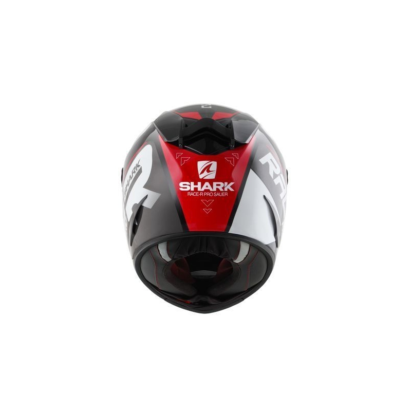 Integralna čelada SHARK RACE R-PRO Sauer črna-siva-rdeča