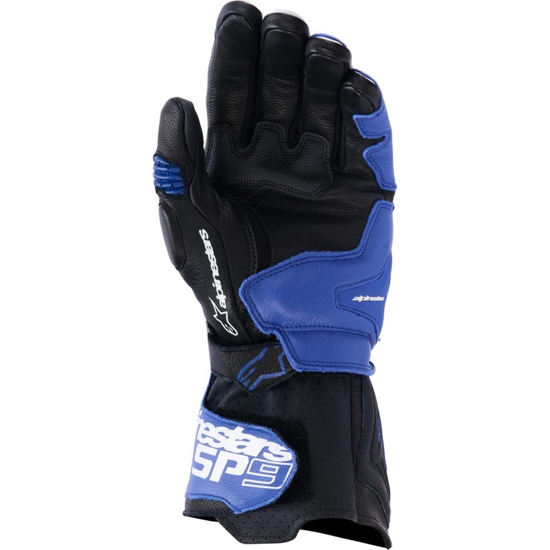 Moto rokavice Alpinestars SP-9 modro-belo-črne