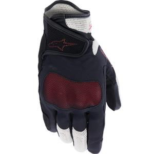 Ženske motoristične rokavice Alpinestars Stella Mogress Airflow bež-črno-roza
