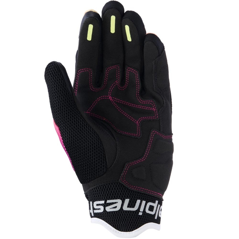 Ženske motoristične rokavice Alpinestars Stella Mogress Airflow v gradientno črni barvi