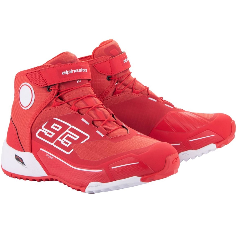 Moto škornji Alpinestars CR-X Drystar MM93 rdeče-bela kolekcija