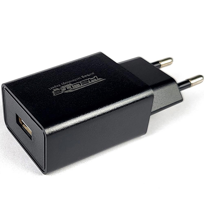 USB polnilni adapter za elektronske zračne blazine Helite črne barve