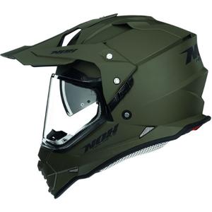 Enduro čelada NOX N312 zelena mat 2 - II. kakovost
