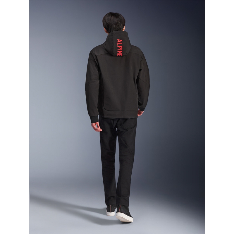 Alpinestars RADIUM TECH HOODIE motoristična jopa črno-rdeča