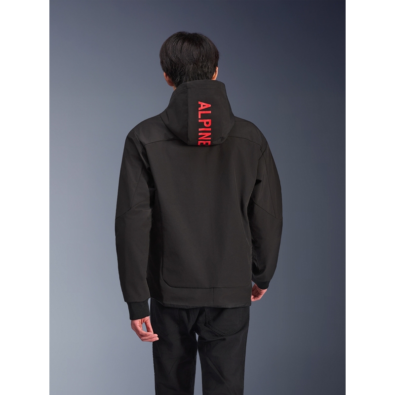 Alpinestars RADIUM TECH HOODIE motoristična jopa črno-rdeča