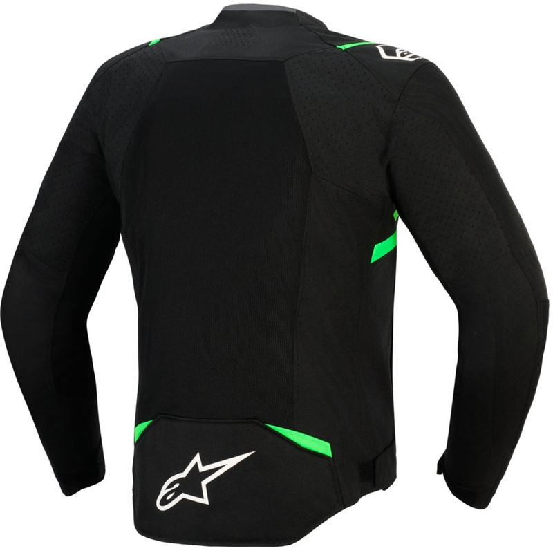 Moto jakna Alpinestars T-SPS Air V2 črno-fluo zelena