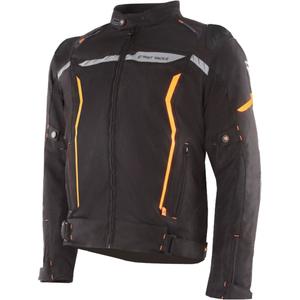 Moto jakna Street Racer Flex EVO črno-oranžna - 2. kakovost - II. kakovost