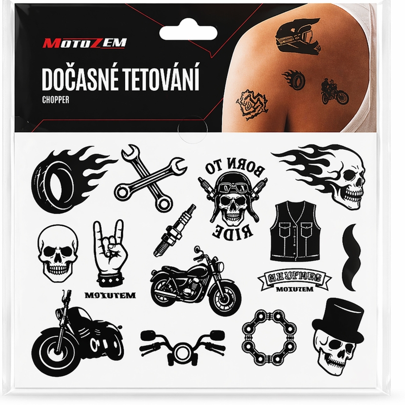 Začasna tetovaža MotoZem Chopper