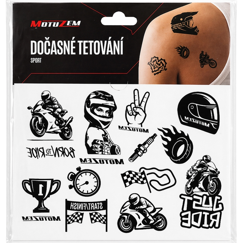 Začasna tetovaža MotoZem Sport