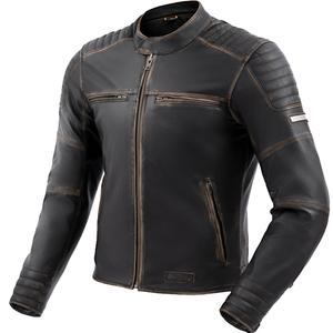Usnjena motoristična jakna Rebelhorn Hunter II rjava - 2. kakovost - II. kakovost
