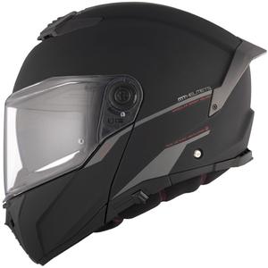 Preklopna motoristična čelada MT ATOM 2 SV SOLID A1 črna mat - II. kakovost