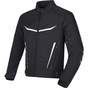 Moto jakna RSA Runway črno-bela - 2. kakovost - II. kakovost