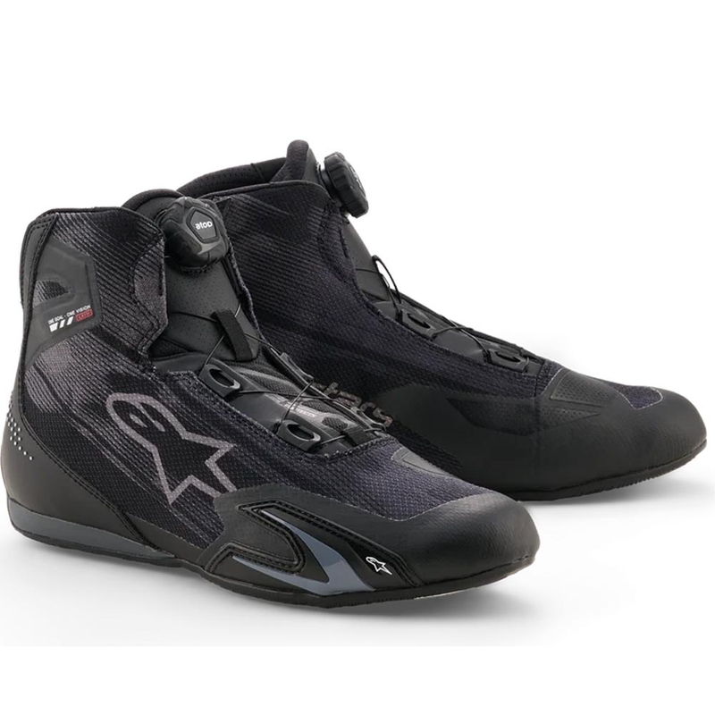 Moto škornji Alpinestars Celer Vented črno-temno sivi