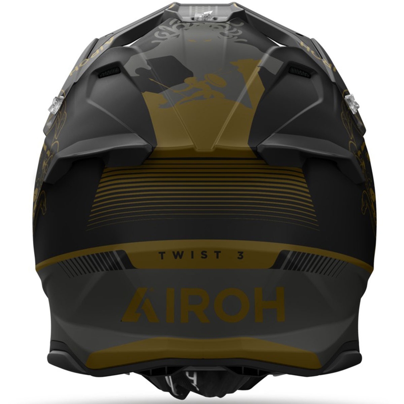 Motokros čelada Airoh Twist 3 Titan mat