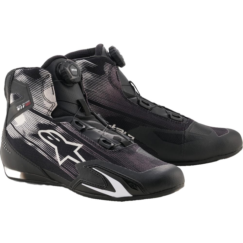 Moto škornji Alpinestars Celer Vented črno-beli