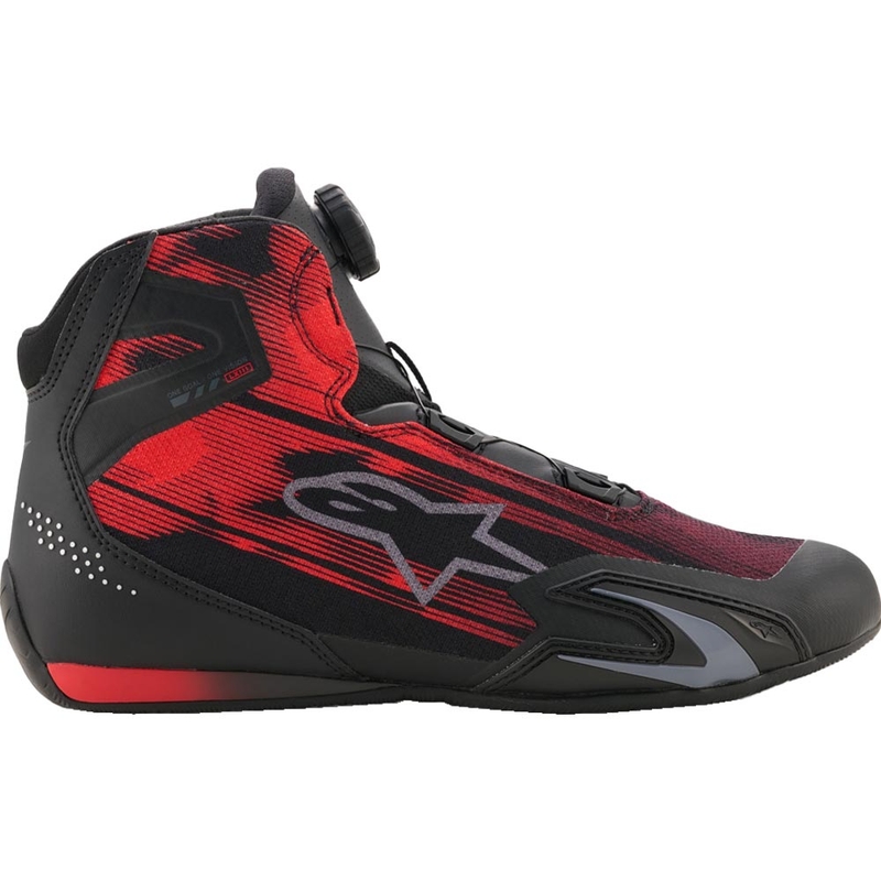 Moto škornji Alpinestars Celer Vented črno-rdeči