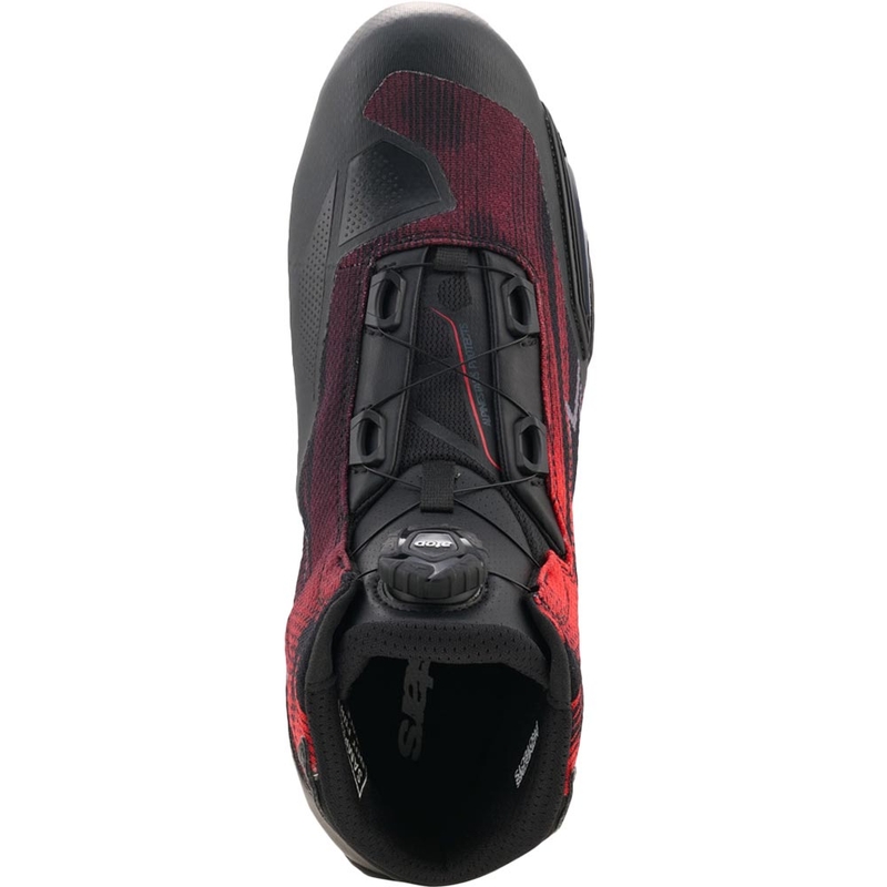 Moto škornji Alpinestars Celer Vented črno-rdeči