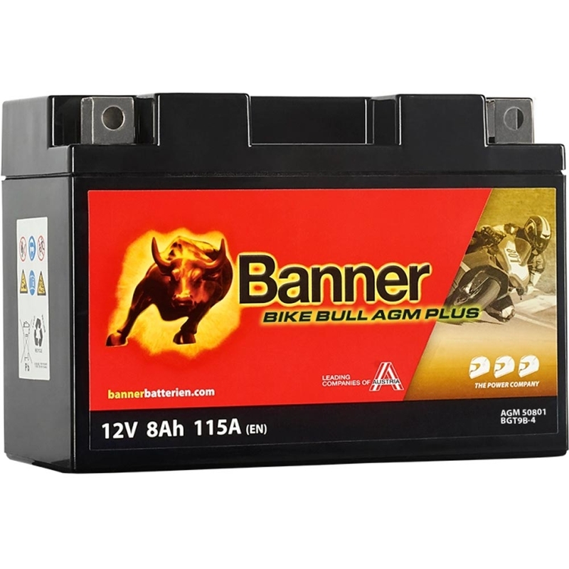 AGM akumulator Banner Bike Bull AGM PLUS AGM PLUS 508 01 / BGT9B-4 - GT9B-4
