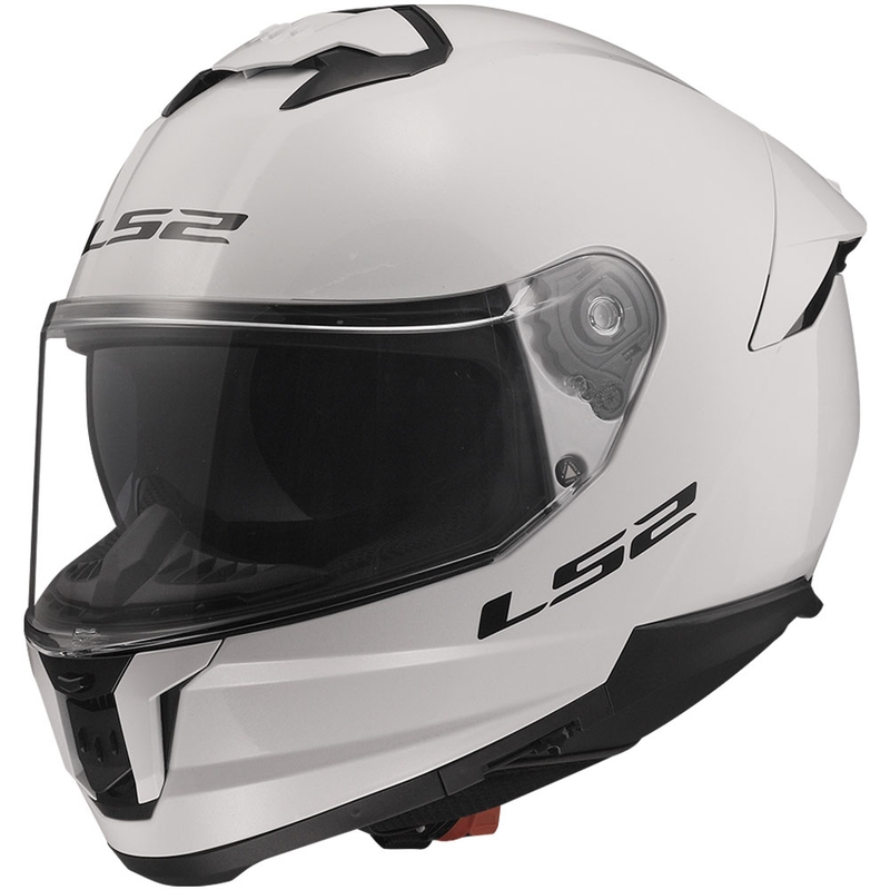 Motoristična čelada LS2 FF808 Stream II, bela, sijajna
