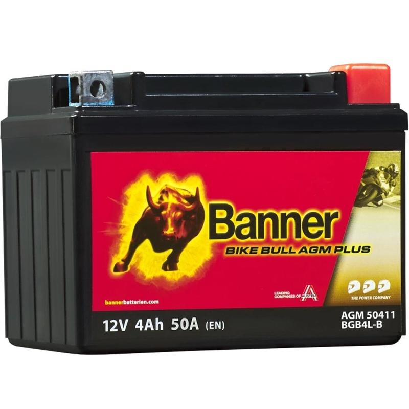 AGM akumulator Banner Bike Bull AGM PLUS 504 11 / BGB4L-B - GB4L-B
