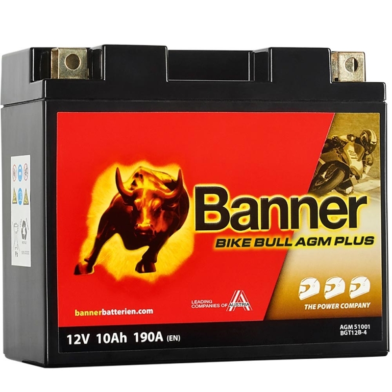 AGM akumulator Banner Bike Bull AGM PLUS AGM PLUS 510 01 / BGT12B-4 - GT12B-4