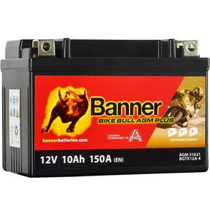 AGM akumulator Banner Bike Bull AGM PLUS AGM PLUS 510 21 / BGTX12A-4 - GTX12A-4