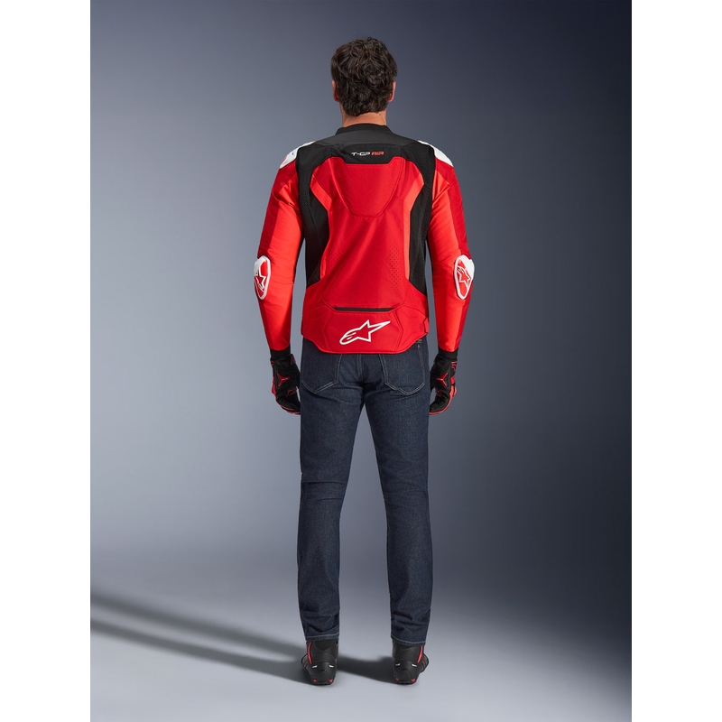 Moto jakna Alpinestars T-GP Air rdeča-fluo rdeča-bela-črna