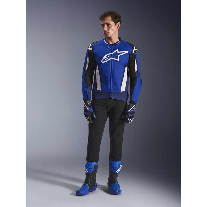 Moto jakna Alpinestars T-GP Air modro-belo-črna