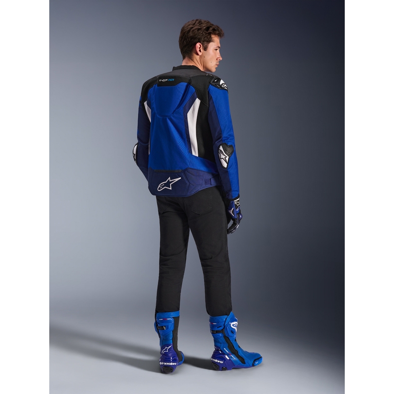 Moto jakna Alpinestars T-GP Air modro-belo-črna