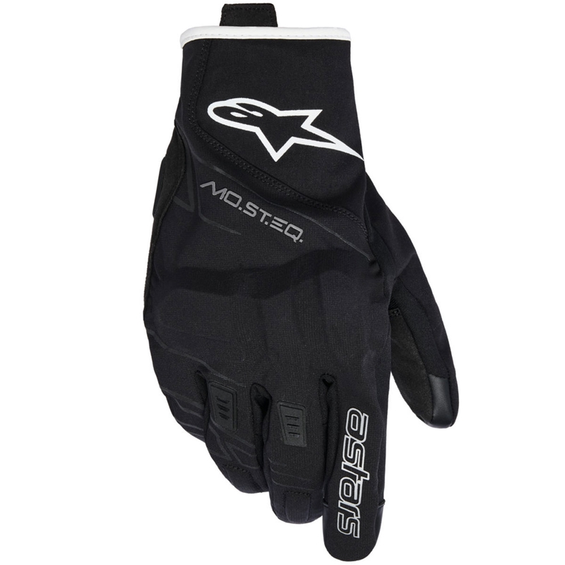 Alpinestars MOBLAST VODOTESNE motoristične rokavice črno-bele, umazano bele barve