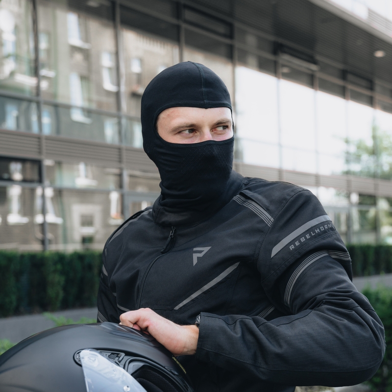 Čelada Rebelhorn Freeze II, kapuca, črna